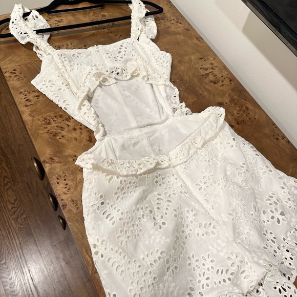Majorelle || Abigail Eyelet Romper - Picture 4 of 5